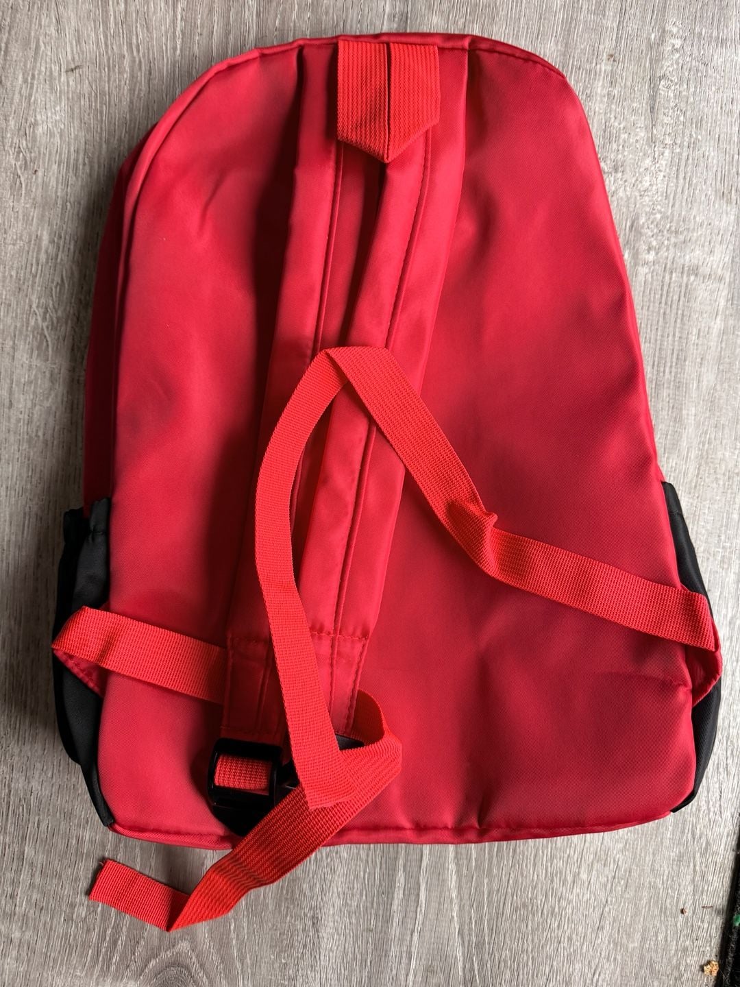 Mickey Mouse Character Face Red and Black Backpack 3