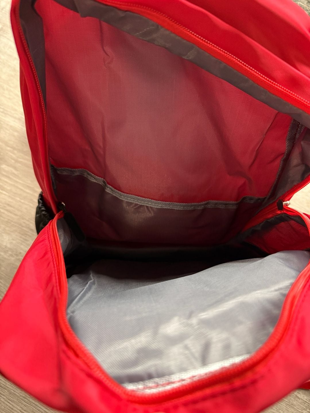 Mickey Mouse Character Face Red and Black Backpack 4