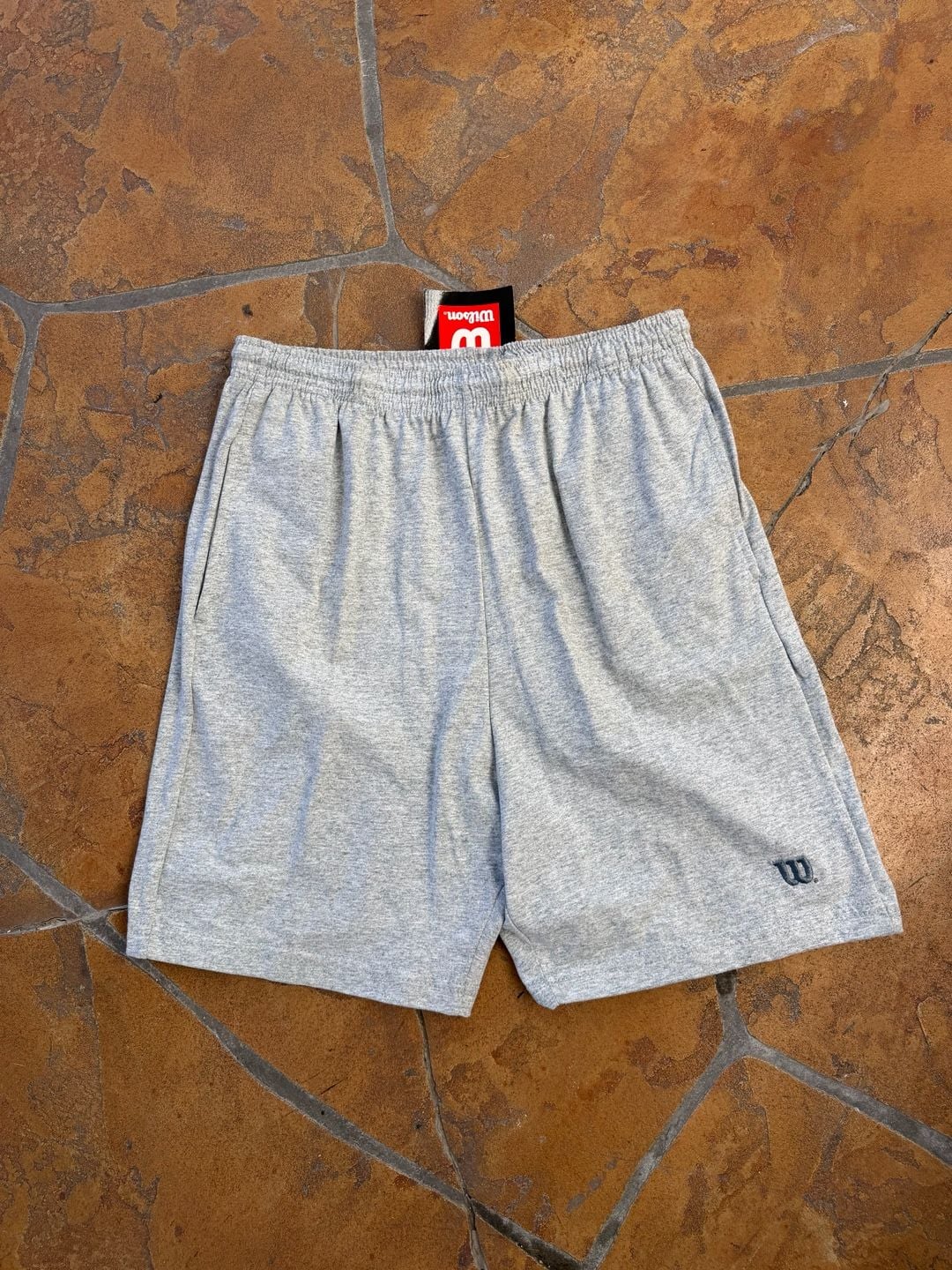 VTG Wilson Gray Jersey Shorts With Pockets New With Tags 2