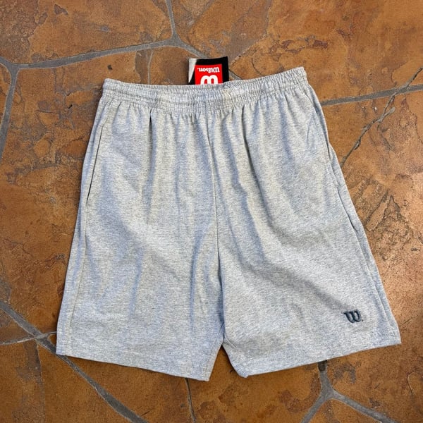 VTG Wilson Gray Jersey Shorts With Pockets New With Tags