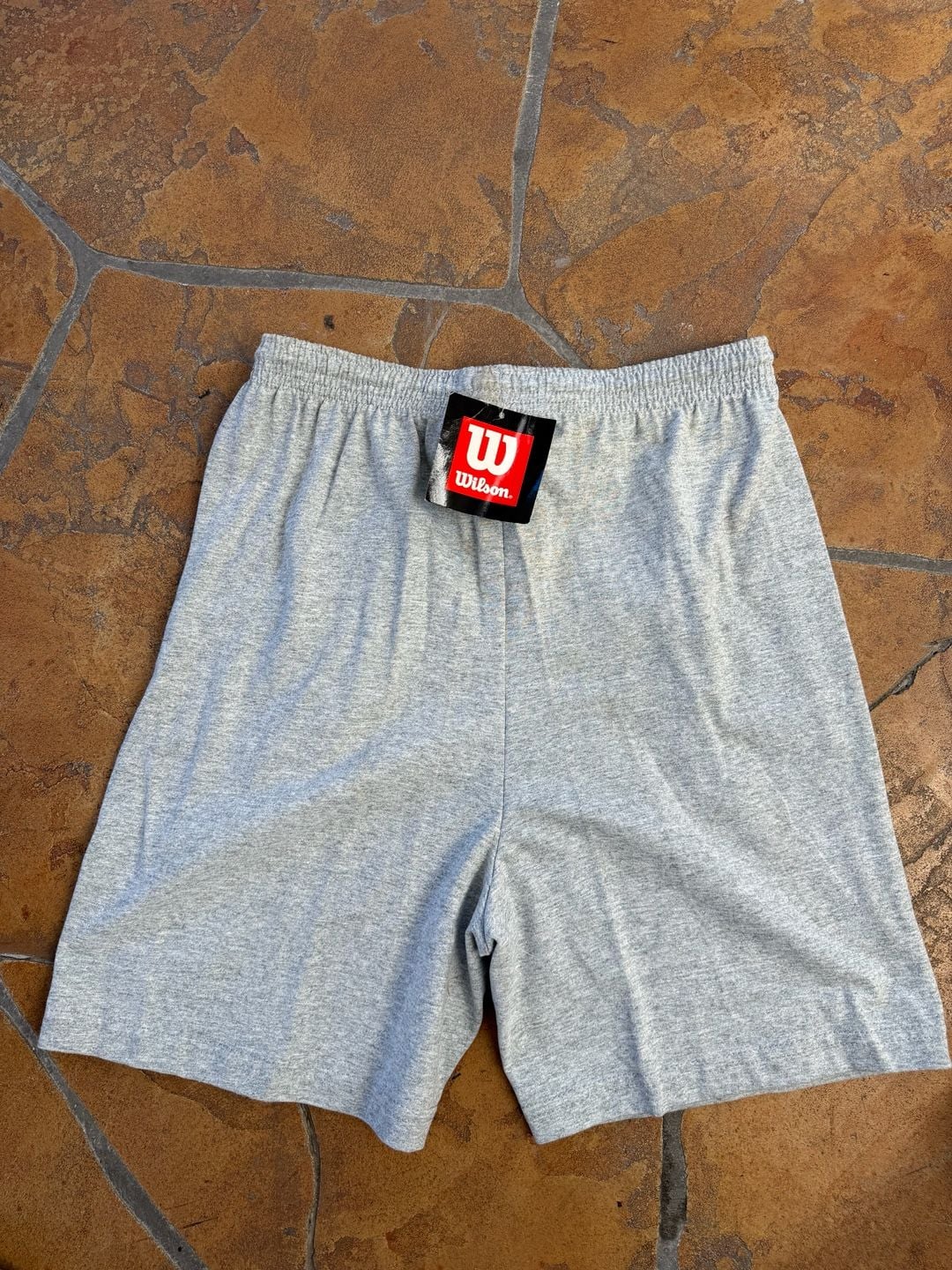 VTG Wilson Gray Jersey Shorts With Pockets New With Tags 3