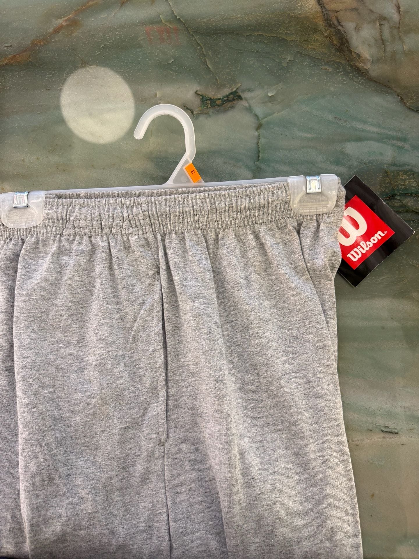 VTG Wilson Gray Jersey Shorts With Pockets New With Tags 4