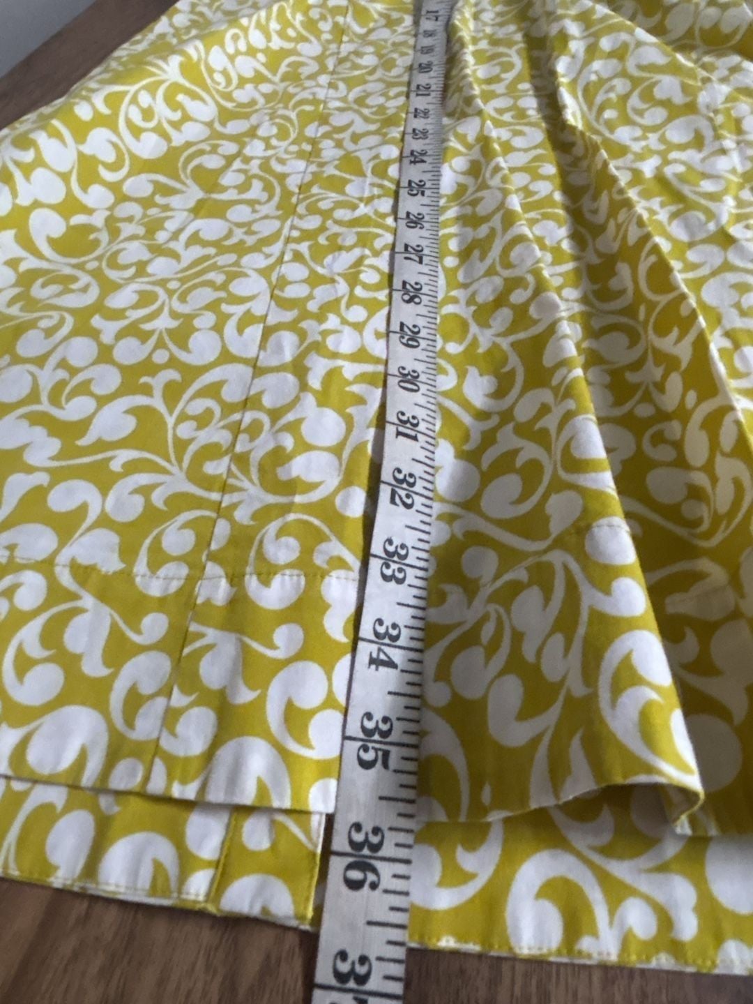 Boden Yellow White Floral Wrap Dress Size US 6P 12