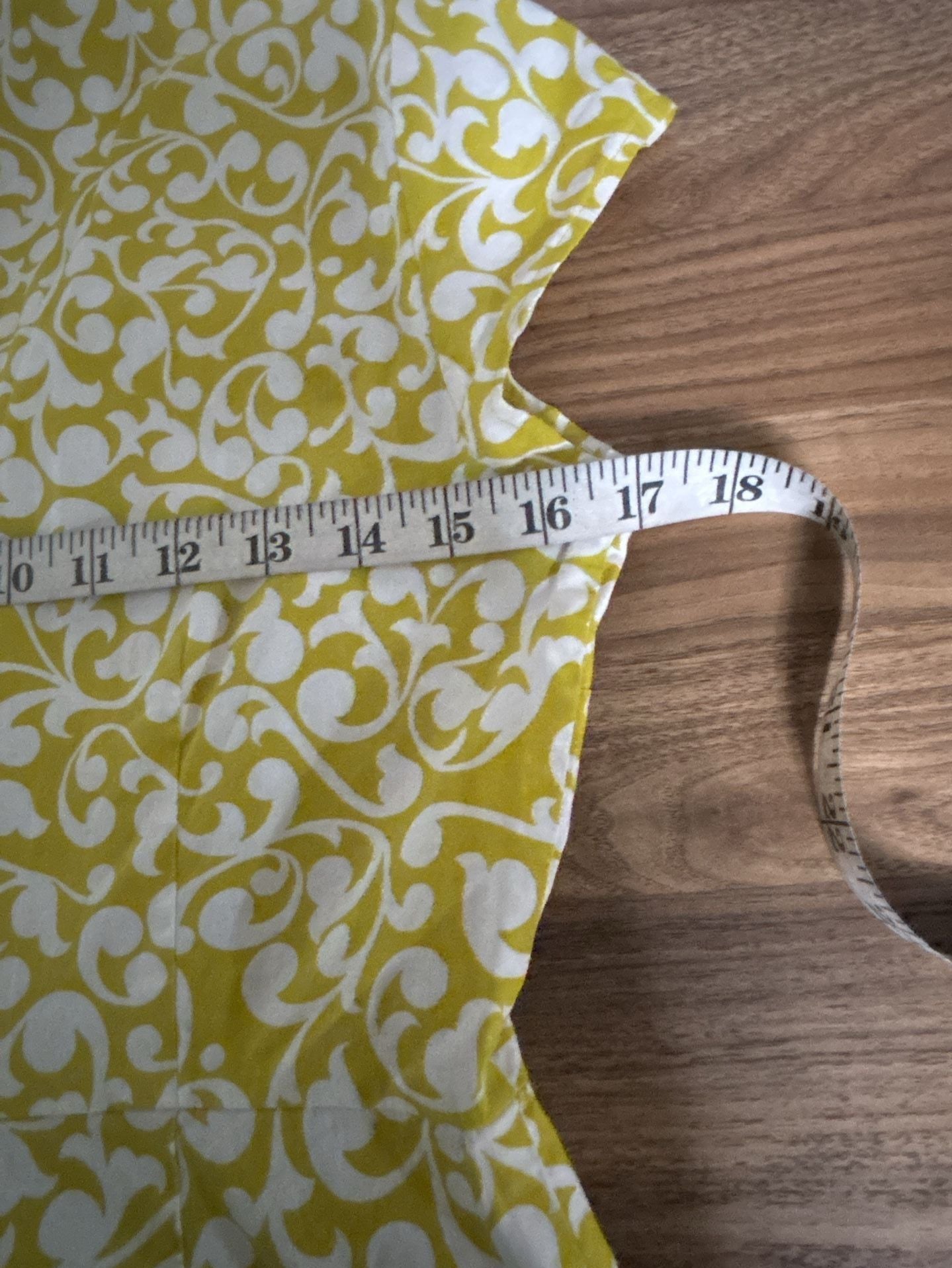 Boden Yellow White Floral Wrap Dress Size US 6P 10