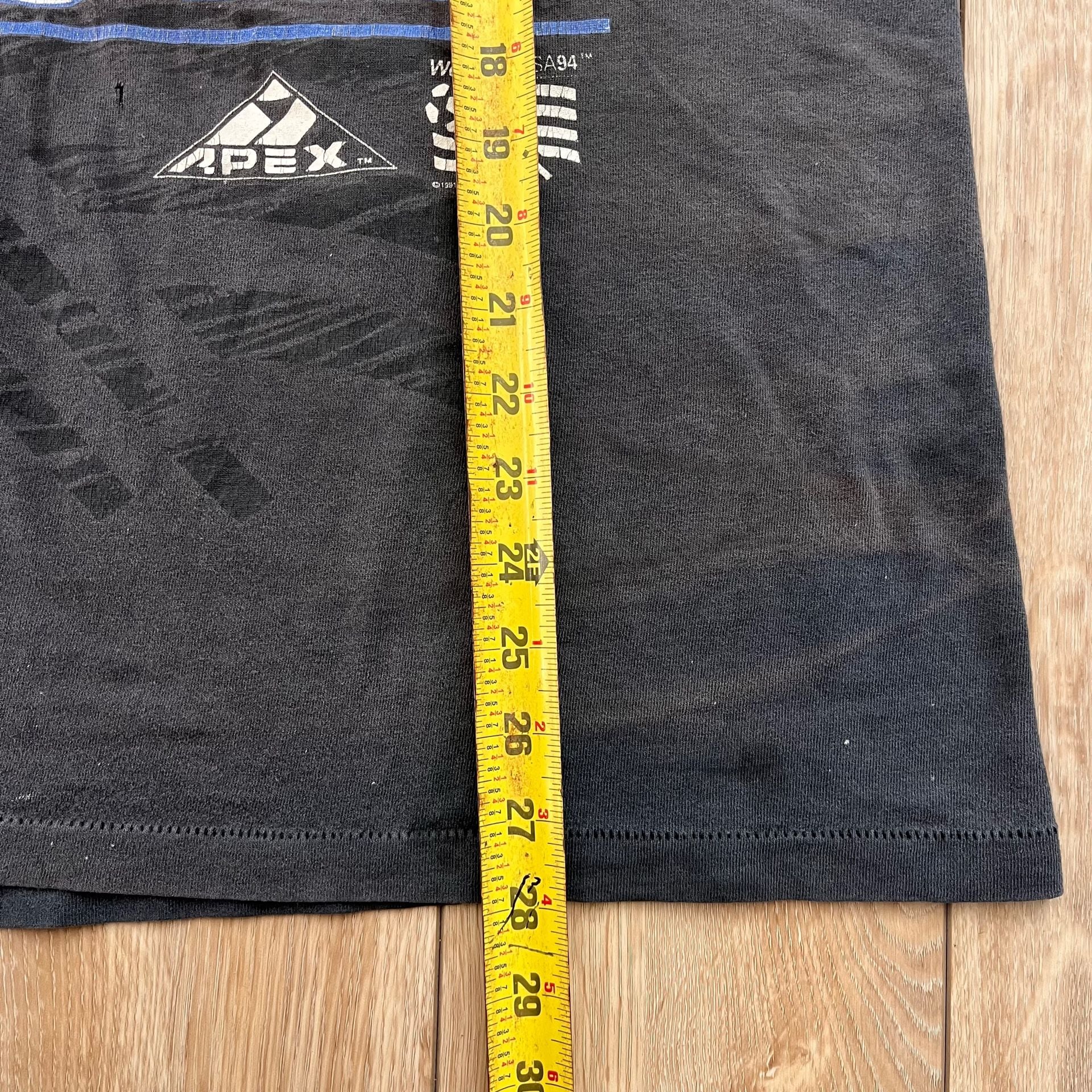 Usa World Cup 1994 Faded Black Distressed Tshirt 8