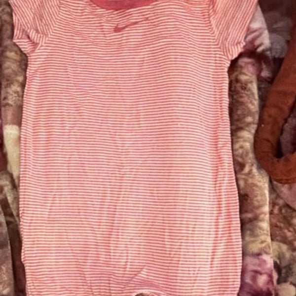 2 Nike Pink Short Sleeve Onesie Bodysuit Size 6Months