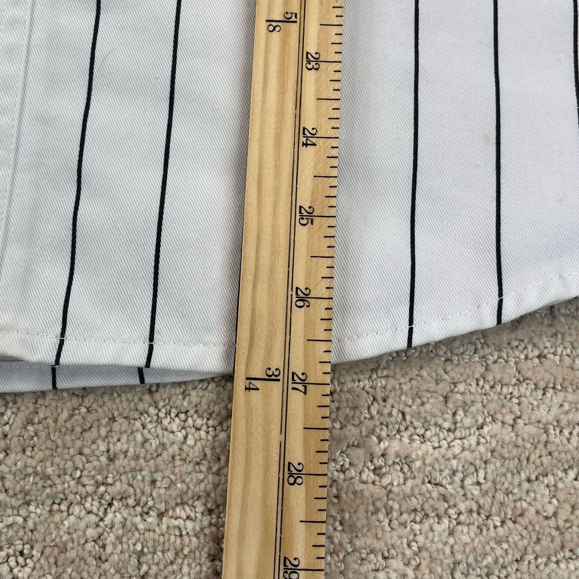 90s Vintage Starter San Francisco Giants Pinstripe Baseball Jersey Size M 6