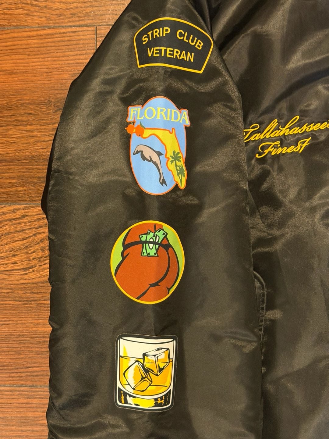 🔥 T-Pain TP20 20 Years of Pain MA-1 Flight Jacket XL NWT Concert Exclusive Rare 9