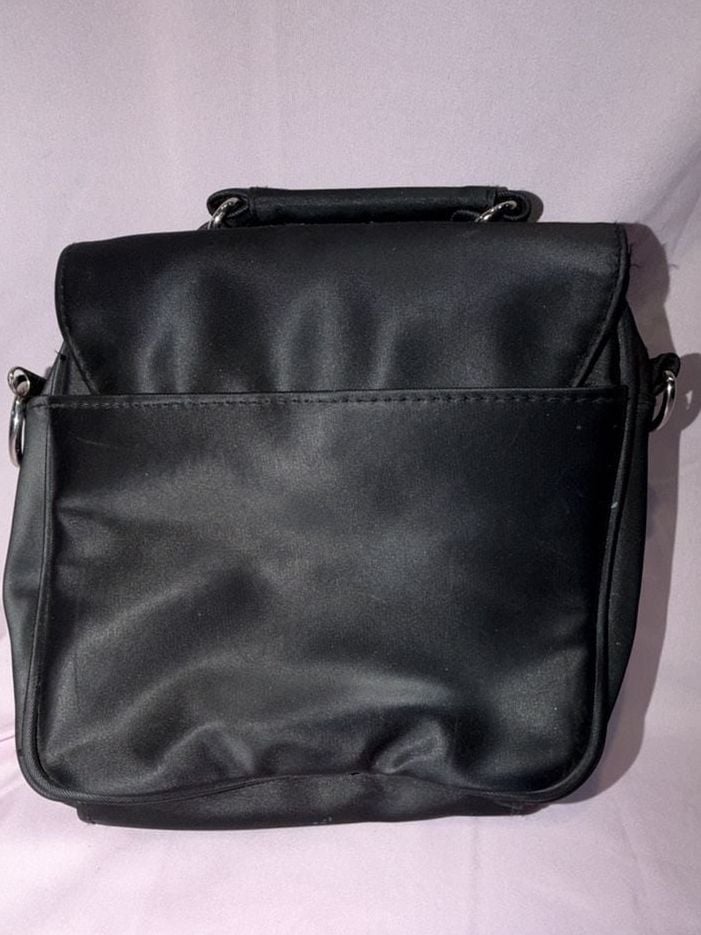 Unbranded Black Nylon Multi-Pocket Crossbody Bag
Missing long strap 6