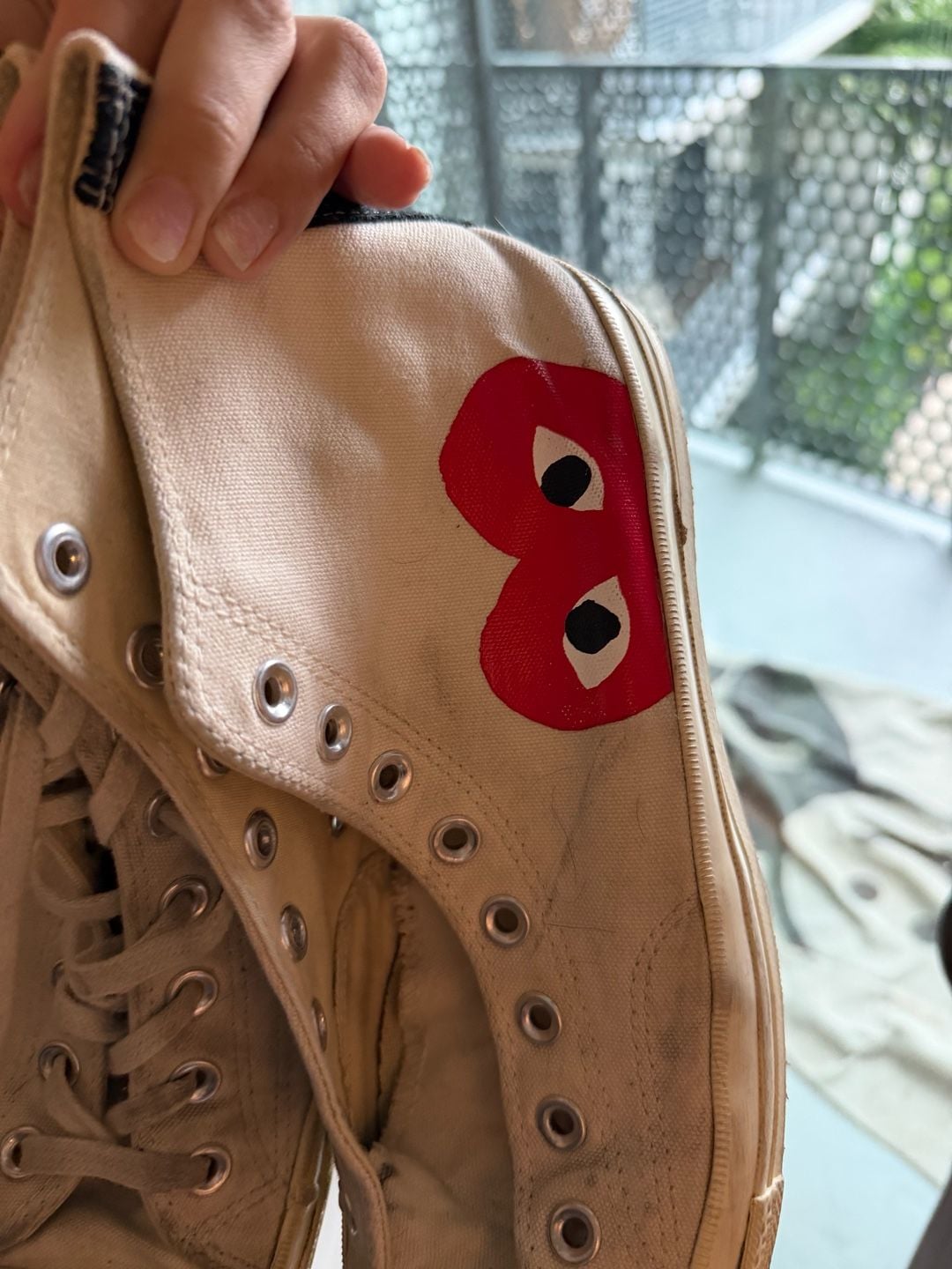 CDG Converse fairly worn, if you skate or just... 4