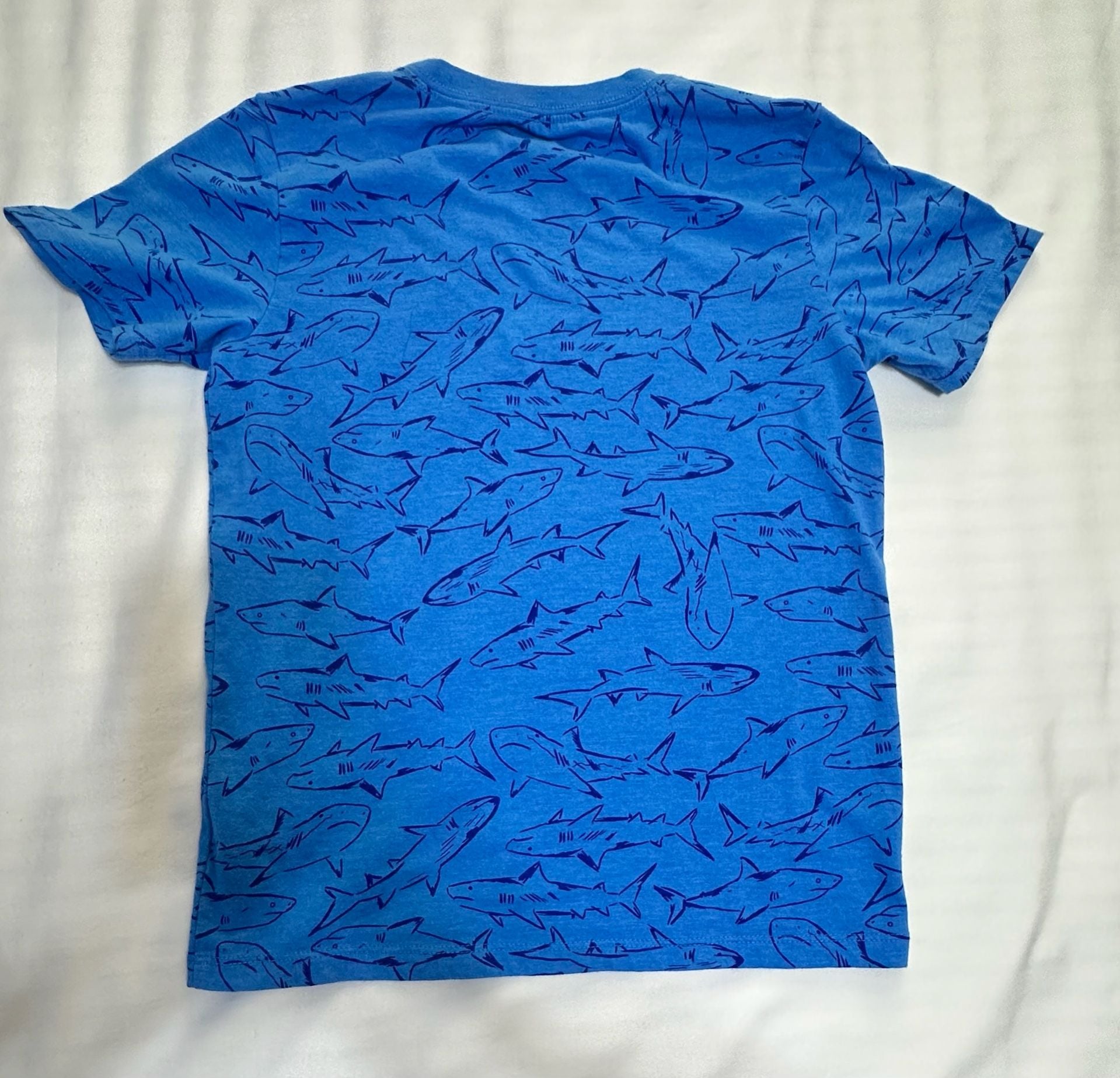 Cat & Jack Shark T-Shirt Size M (8/10) Blue 5