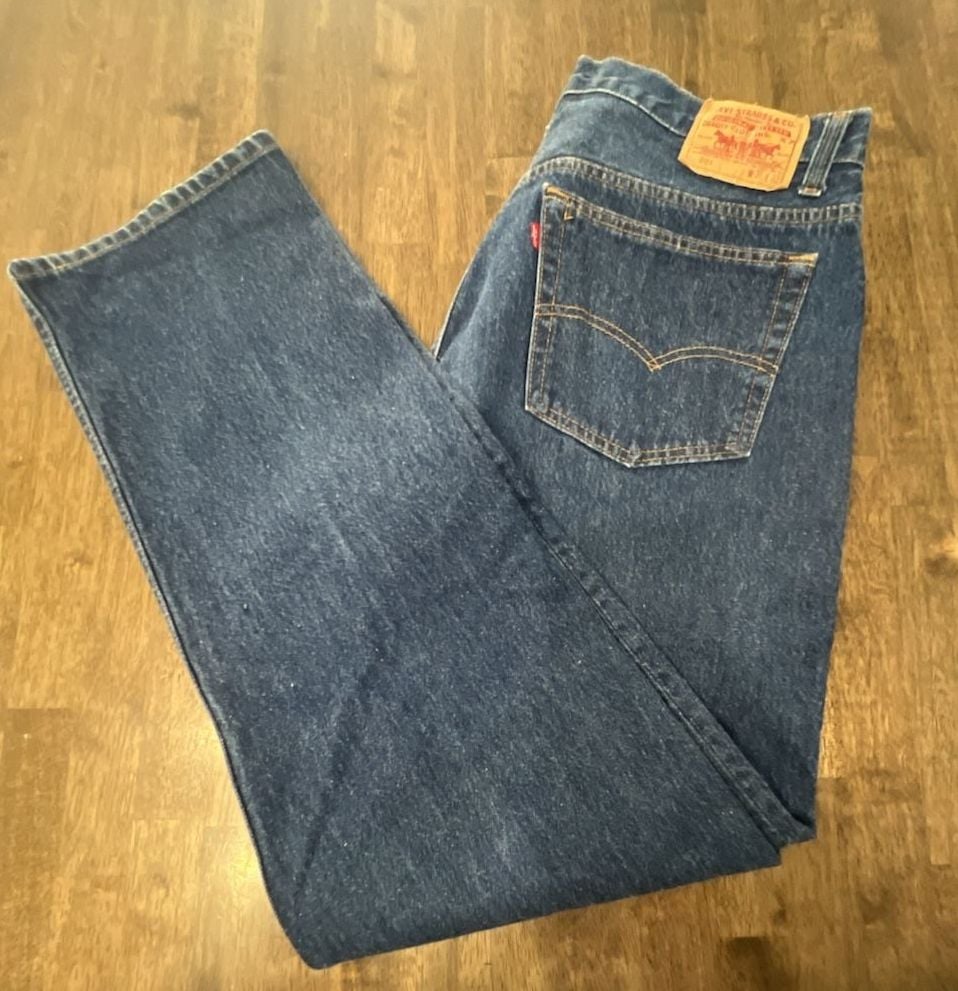 Levi's 501 Size 36x31 Blue Denim Jeans made in USA 2
