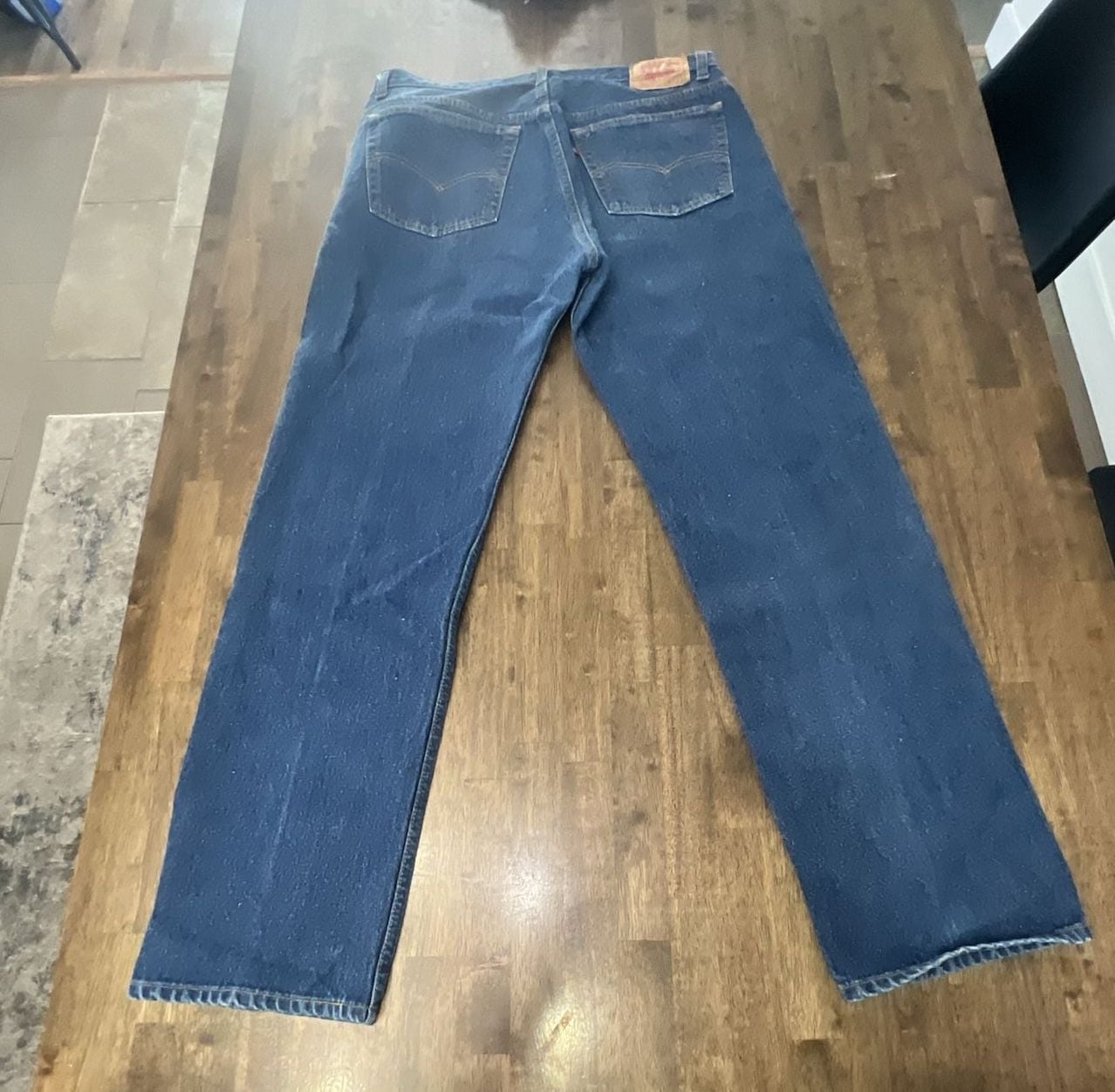 Levi's 501 Size 36x31 Blue Denim Jeans made in USA 11