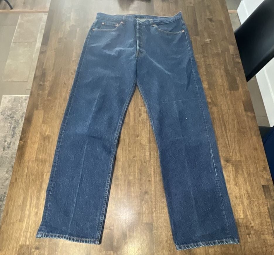 Levi's 501 Size 36x31 Blue Denim Jeans made in USA 4