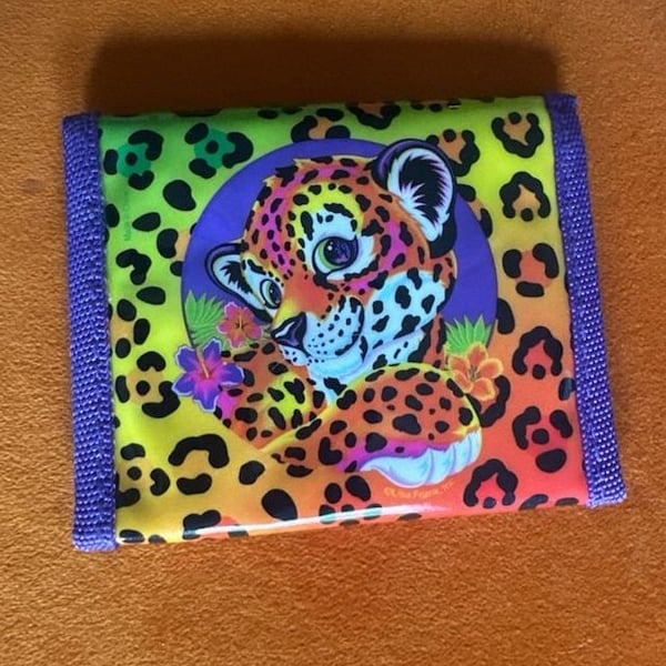 Lisa Frank Rare 90s Hunter Leopard Wallet