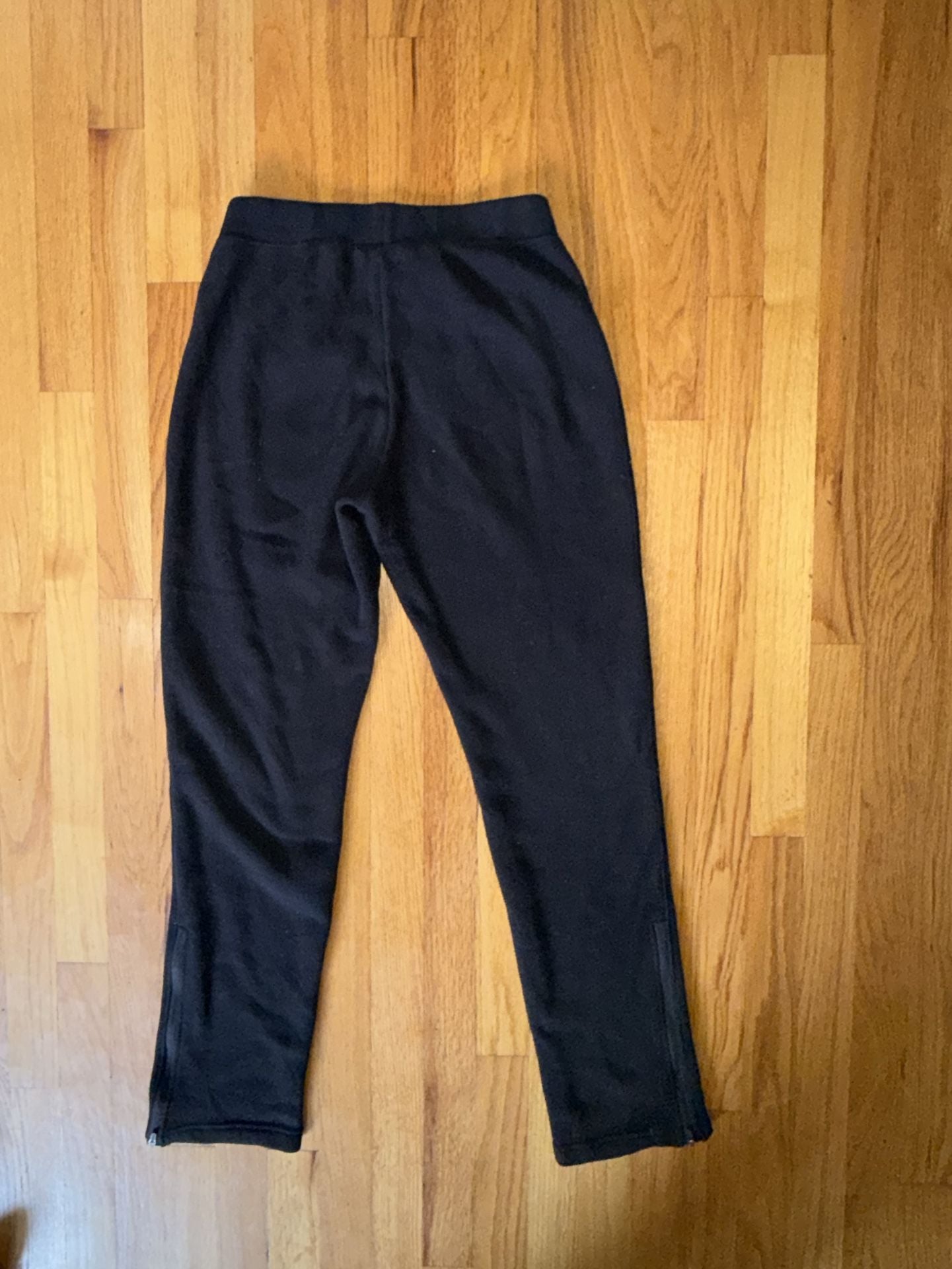 REI Women’s Fleece Pants Size S Black Zip Pockets Drawstring Winter 6