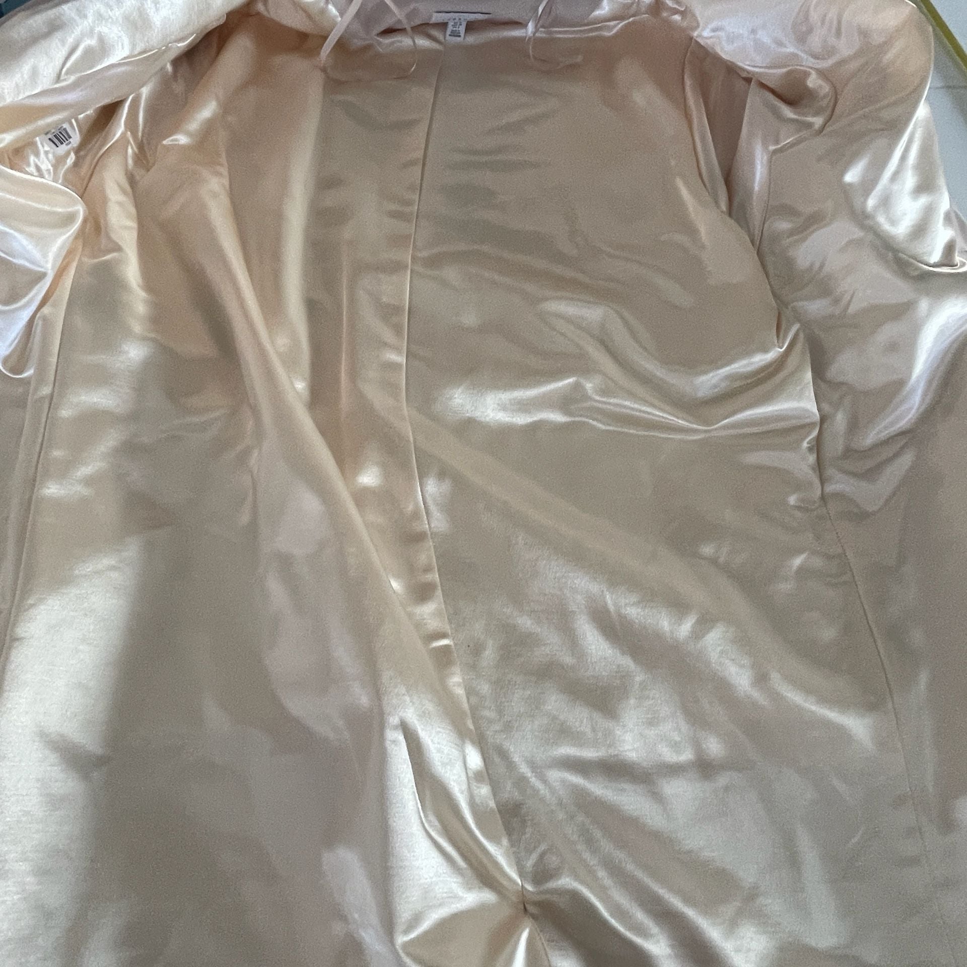 Topshop Oversized Trench Coat Size US 6 Stone Beige 9