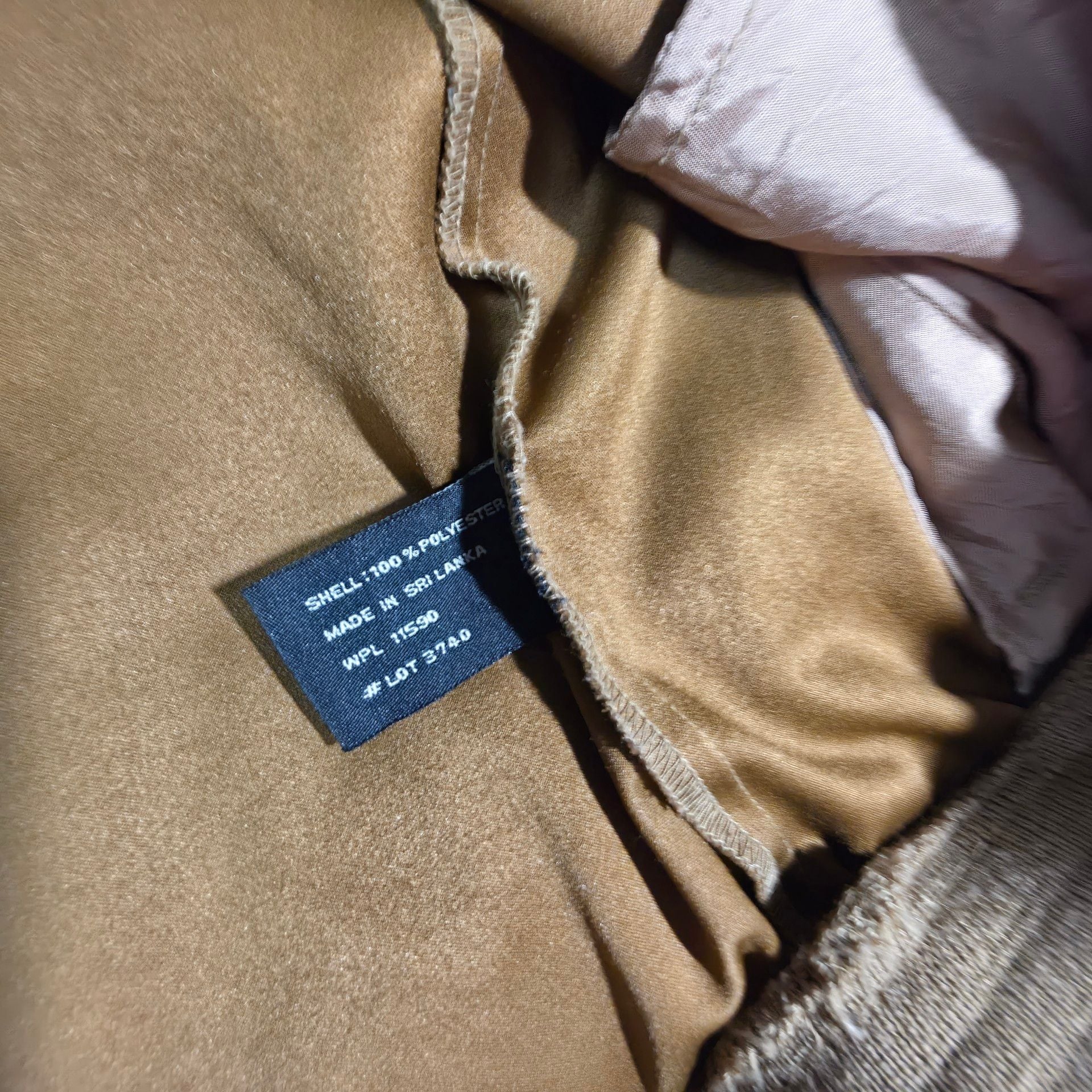 Weatherproof Golf Vest Size L Tan Aberdeen Country Club Microfiber 6