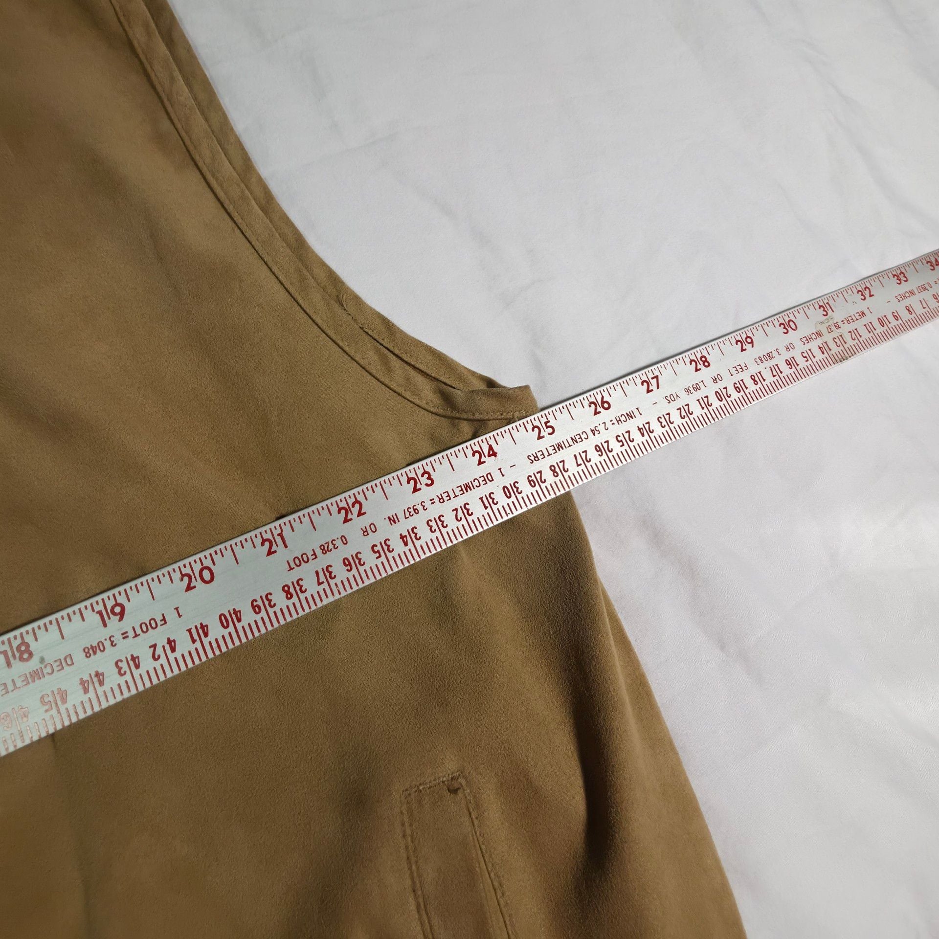 Weatherproof Golf Vest Size L Tan Aberdeen Country Club Microfiber 8