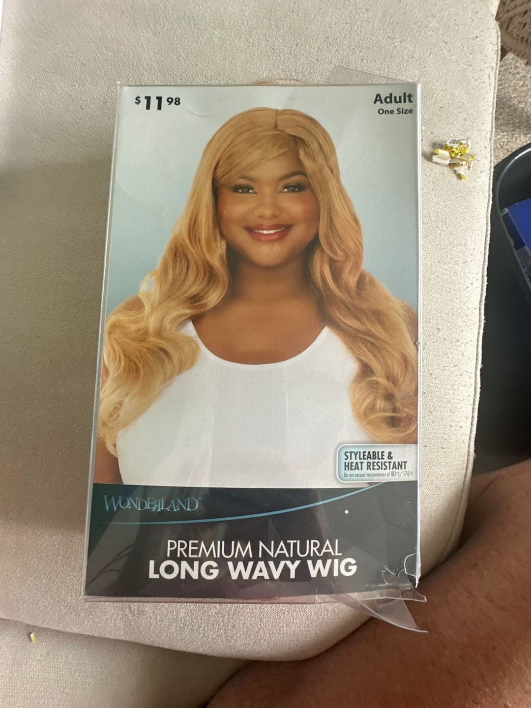 Wonderland Premium Natural Long Wavy Wig One Size Blonde 1