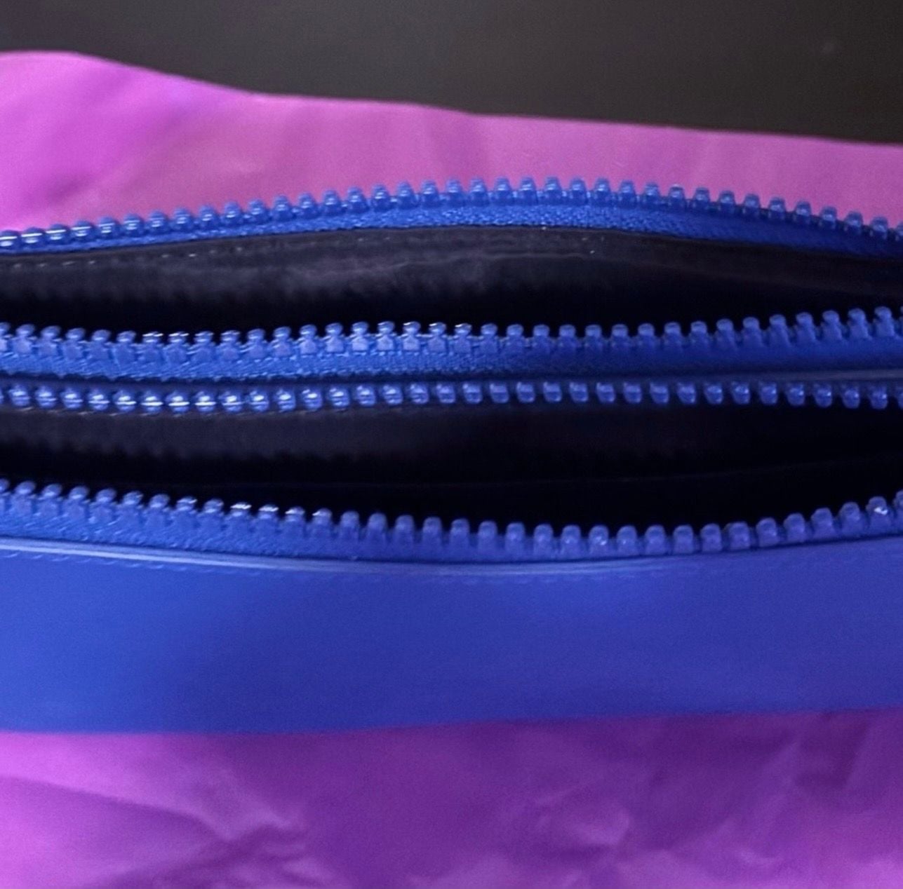 Lululemon Double Up Pouch Wristlet Royal Blue 3