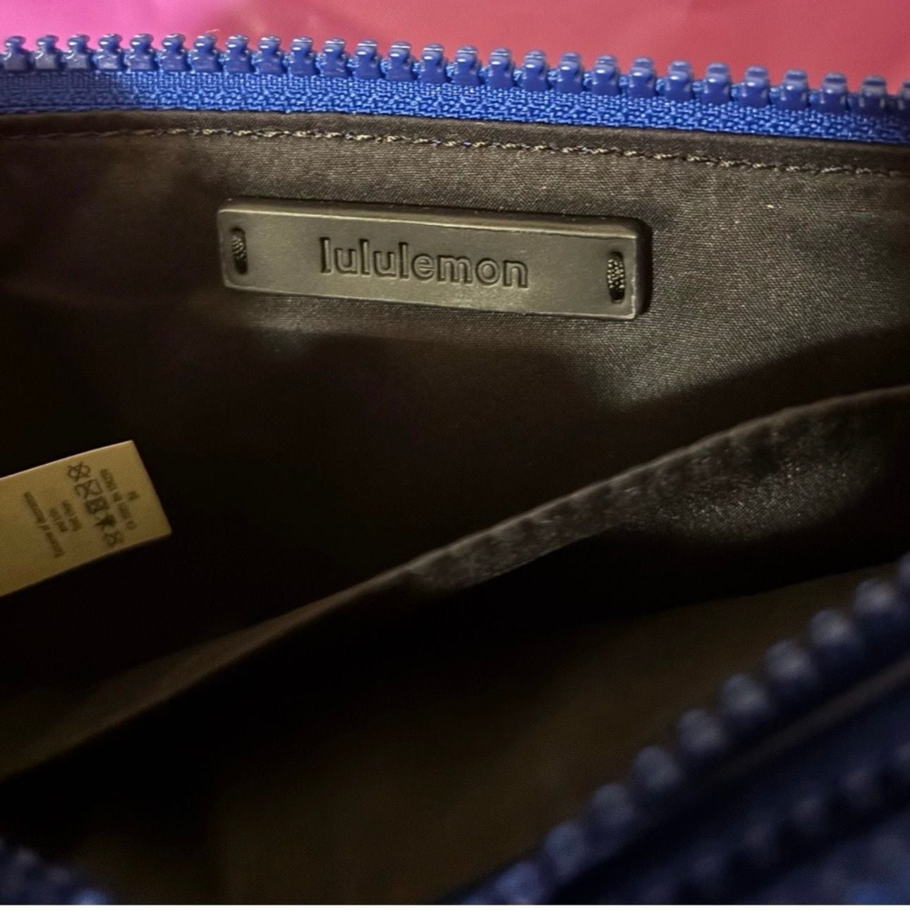 Lululemon Double Up Pouch Wristlet Royal Blue 4