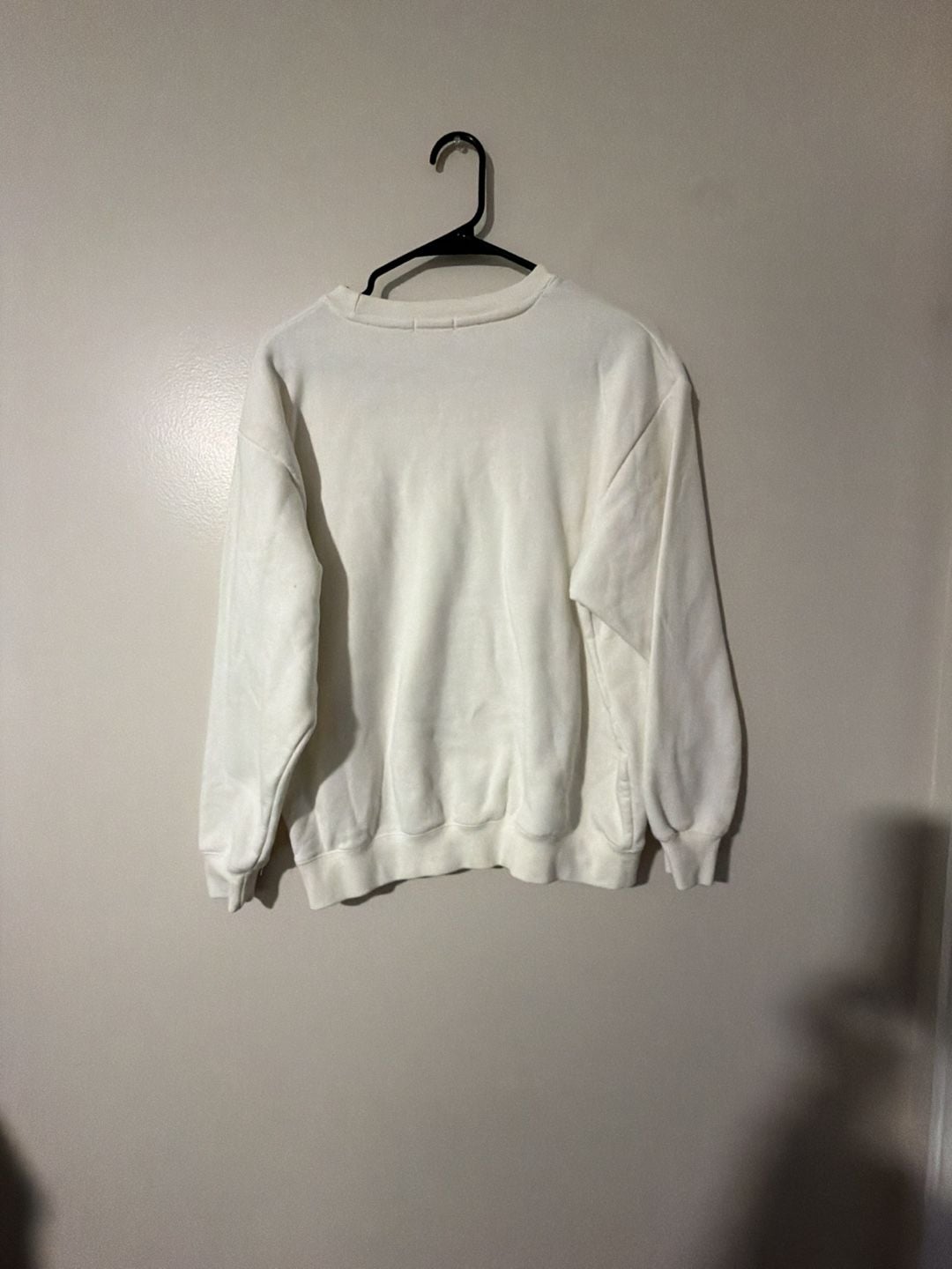 Elevated Faith Faith Can Move Mountains Unisex Crewneck White Sweatshirt 5