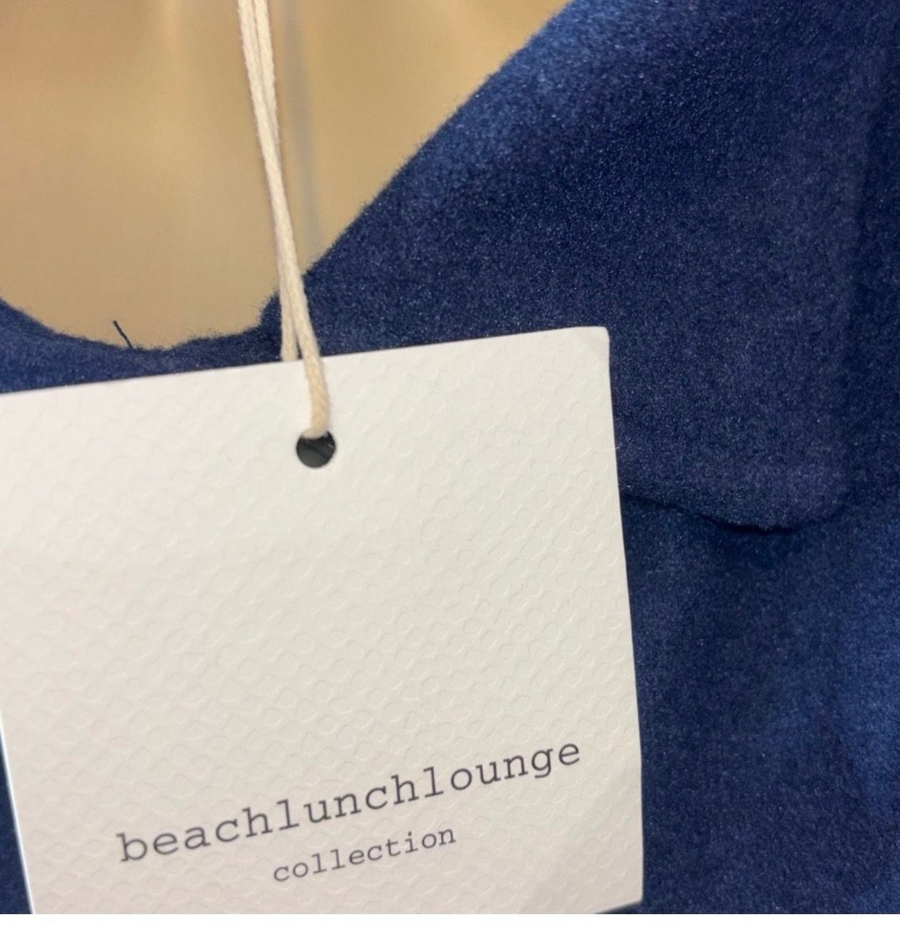 Beach Lunch Lounge Taya Drop Shoulder Jacket Size M Blue Wool Blend 7