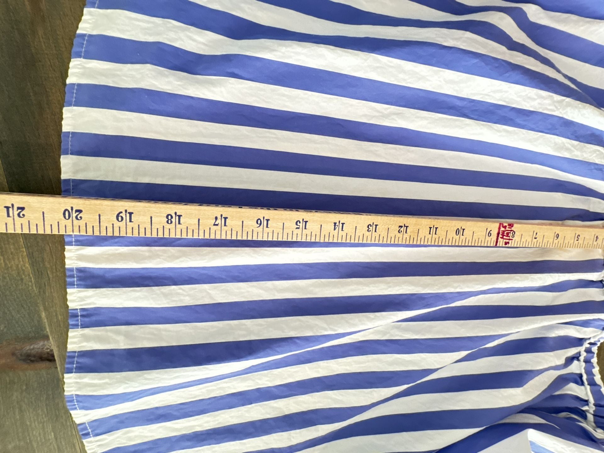J.Crew SZ 6 Collection Thomas Mason Off-The-Shoulder Striped Top  10