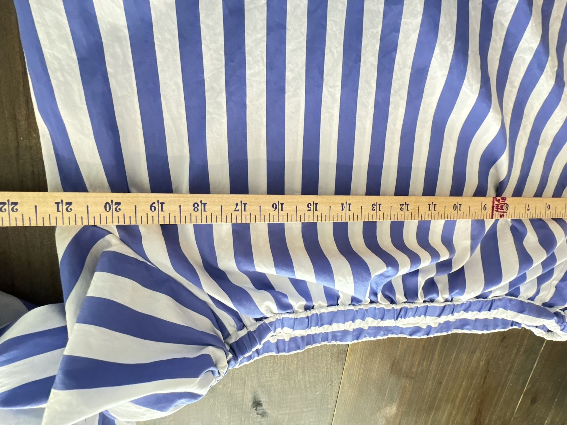 J.Crew SZ 6 Collection Thomas Mason Off-The-Shoulder Striped Top  11