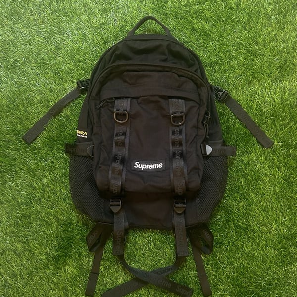 Supreme logo Cordura Backpack Black (SS26) new with no tags 