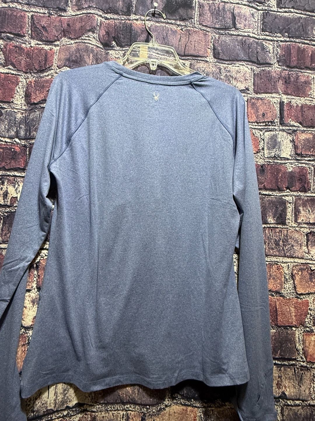 Spyder Active Long Sleeve Top Size L Blue Heather 4