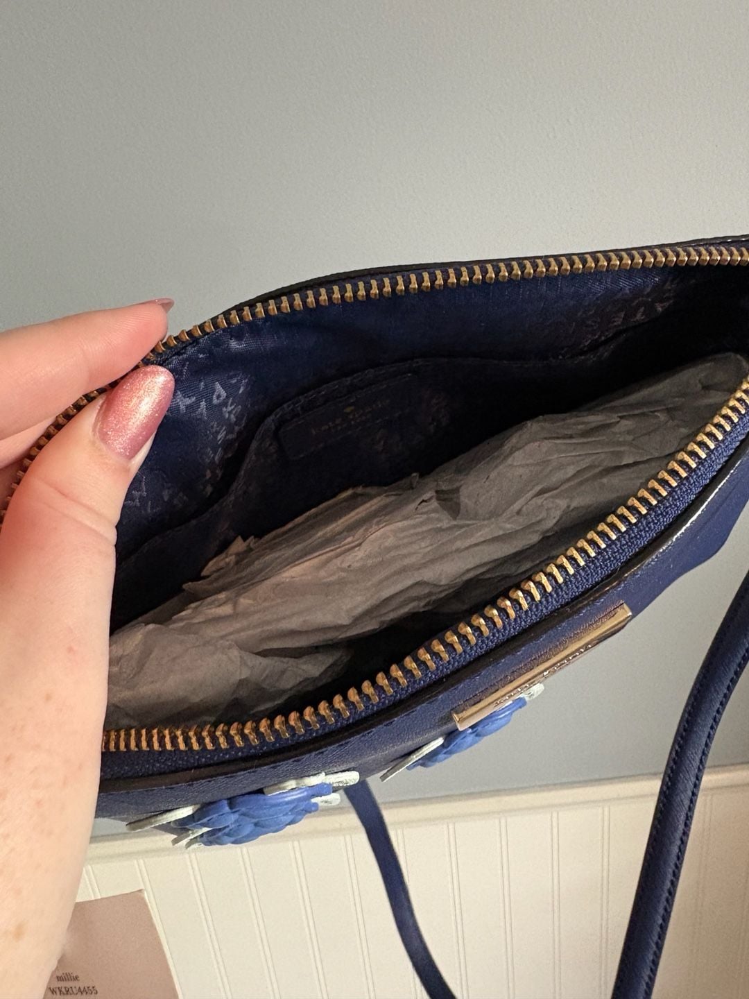Kate Spade Millie Under The Sea Turtle Crossbody Bag Blue 7