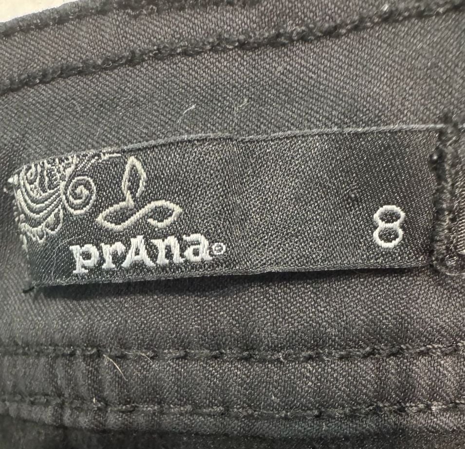 prAna Halle Lined Pants Women’s 8 Black Fleece Lined Hiking Outdoor 3