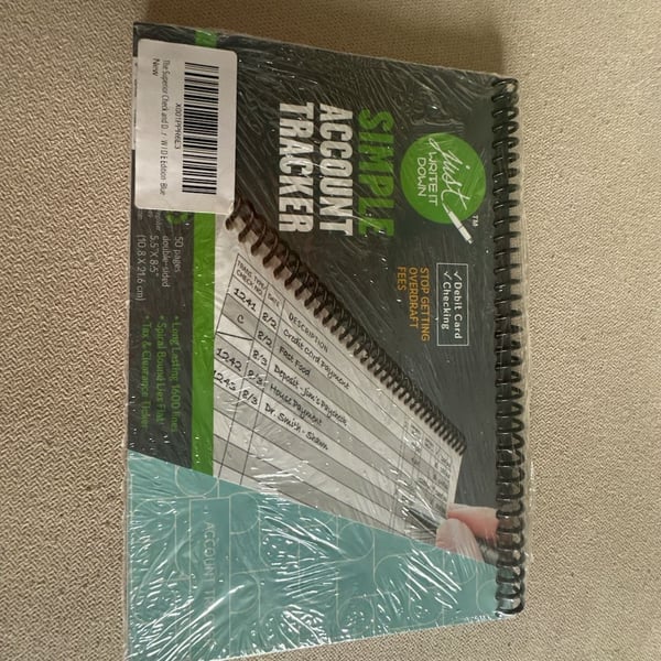 The Superior Check And Debit Card Register Simple Account Tracker