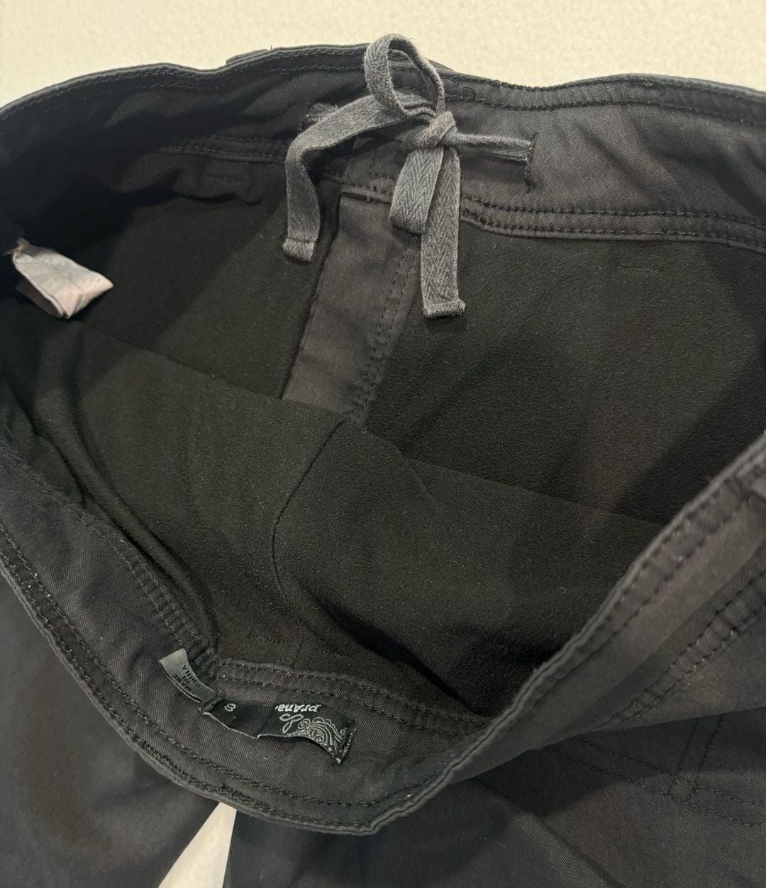 prAna Halle Lined Pants Women’s 8 Black Fleece Lined Hiking Outdoor 7