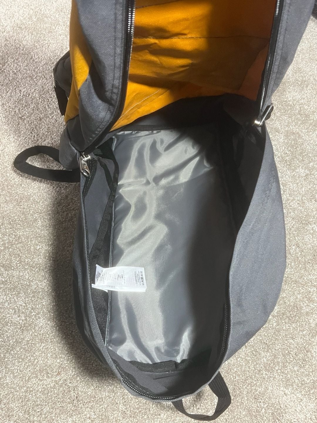 Jansport Superbreak Backpack Spectra Yellow Gray 4
