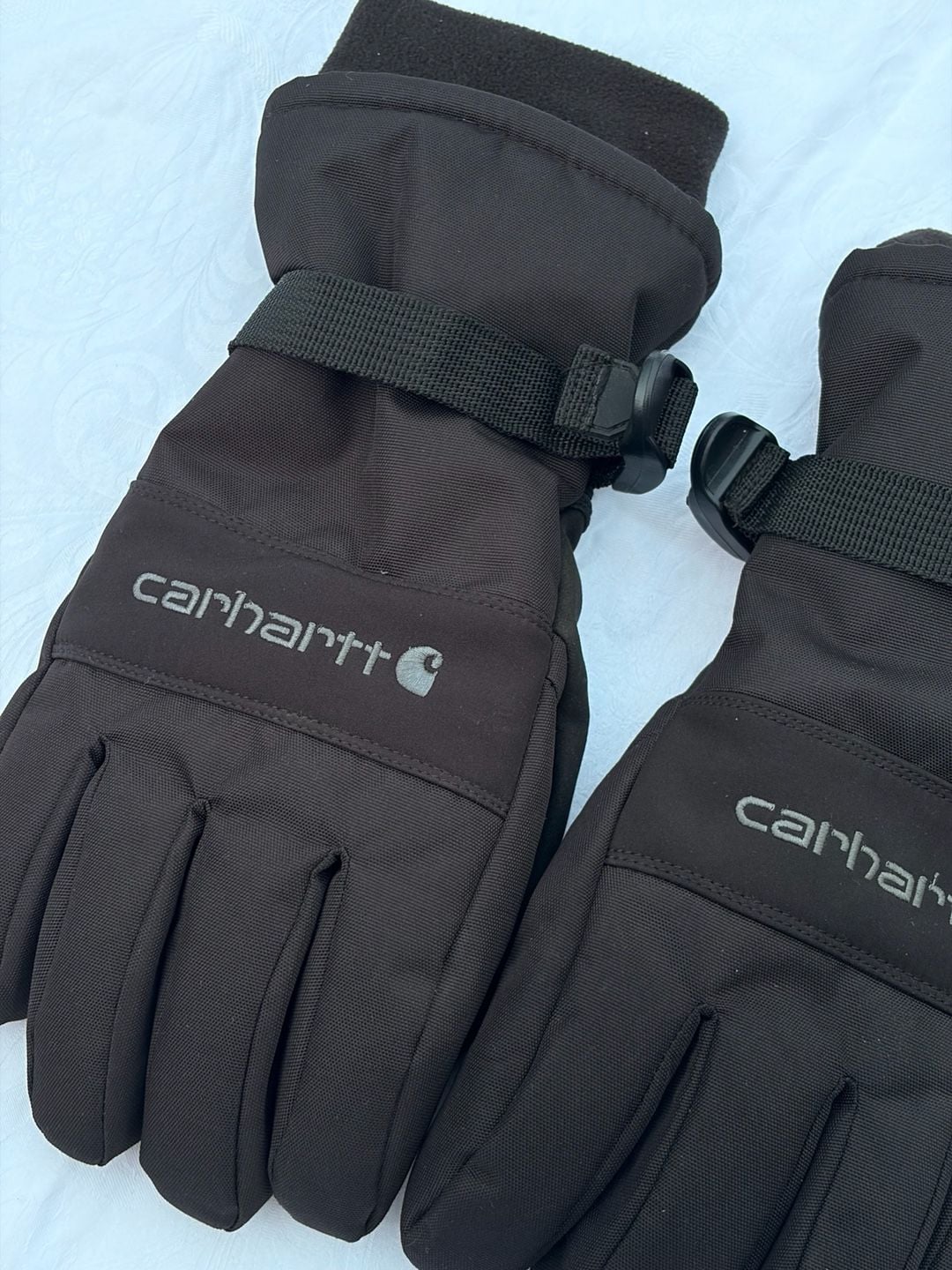 Mens Carhartt Waterproof Winter Hefty Gloves 2