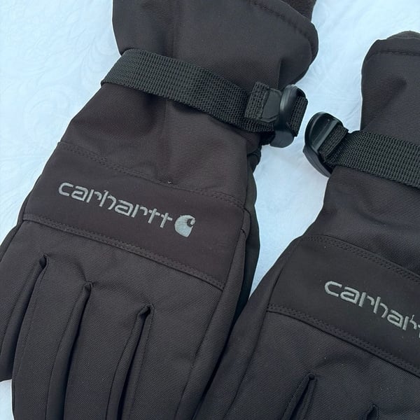 Mens Carhartt Waterproof Winter Hefty Gloves
