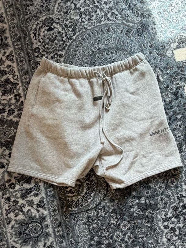 Essentials Dark Oat Medium Men Shorts 2