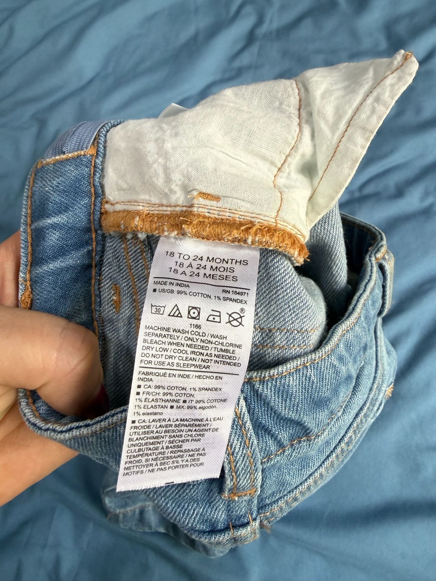 Jack Denim Jeans Size 18 To 24 Months Blue Cotton Jeans 4