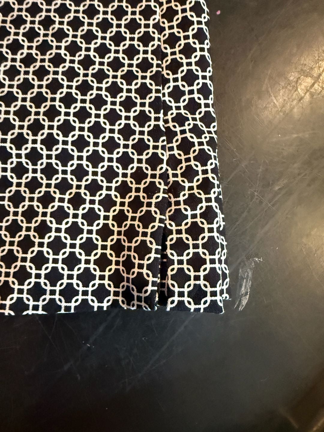 S.C. & Co. Black and White Geometric Print Skort XXL 7