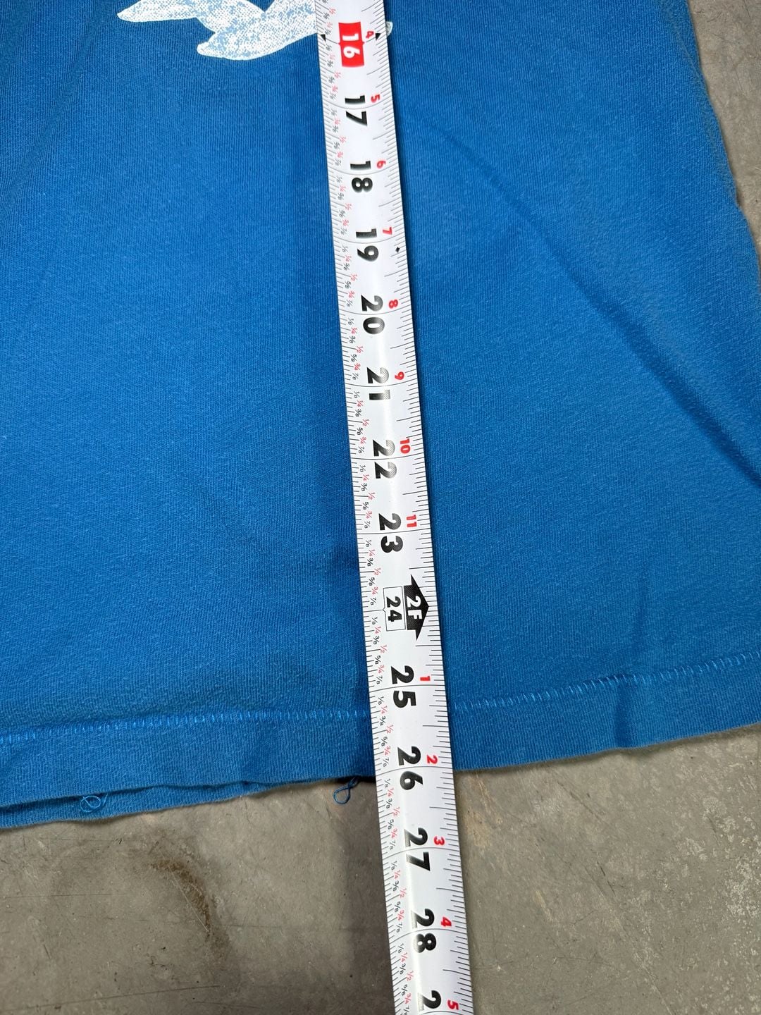 Y2K Hollister Number 22 Graphic T-Shirt Blue 6