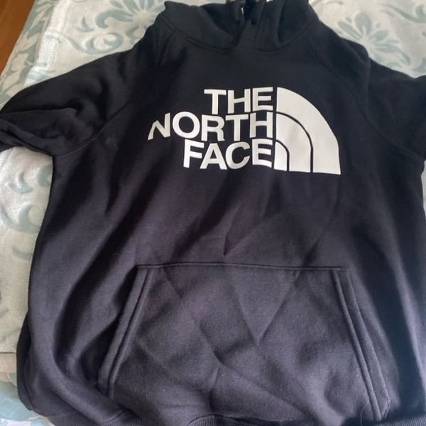 The North Face Black Logo Hoodie Size M