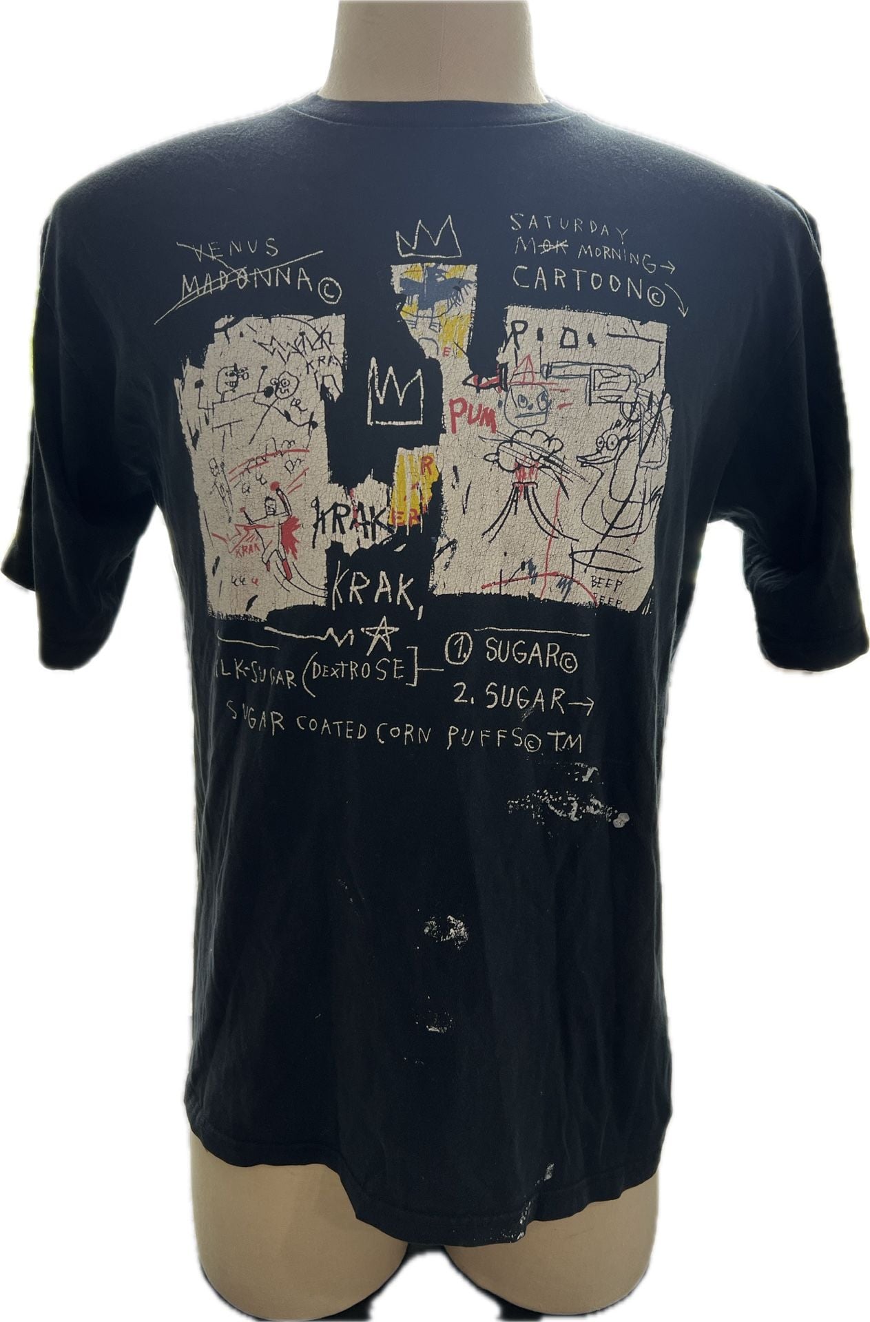 Rare Designer × Jean-Michel Basquiat 2K A Panel of Experts T Shirt L 2