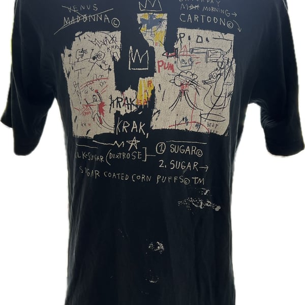 Rare Designer × Jean-Michel Basquiat 2K A Panel of Experts T Shirt L