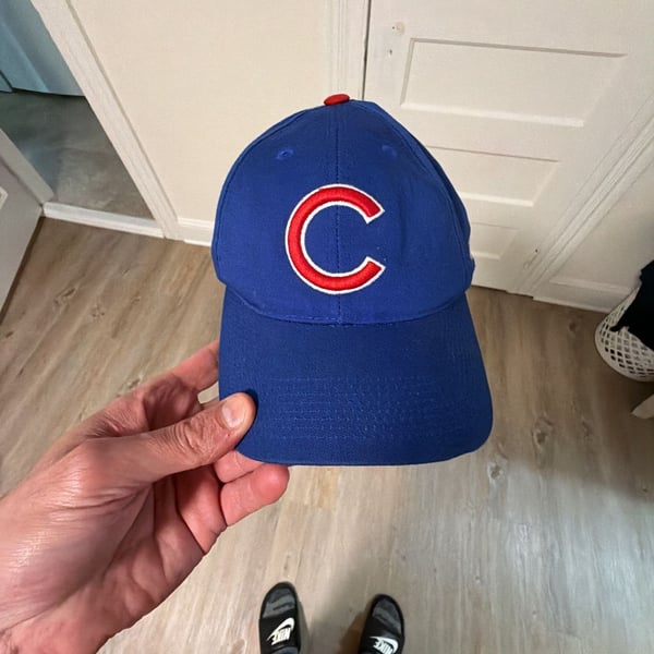 Outdoor Cap Chicago Cubs Baseball Hat Size S/M Blue MLB