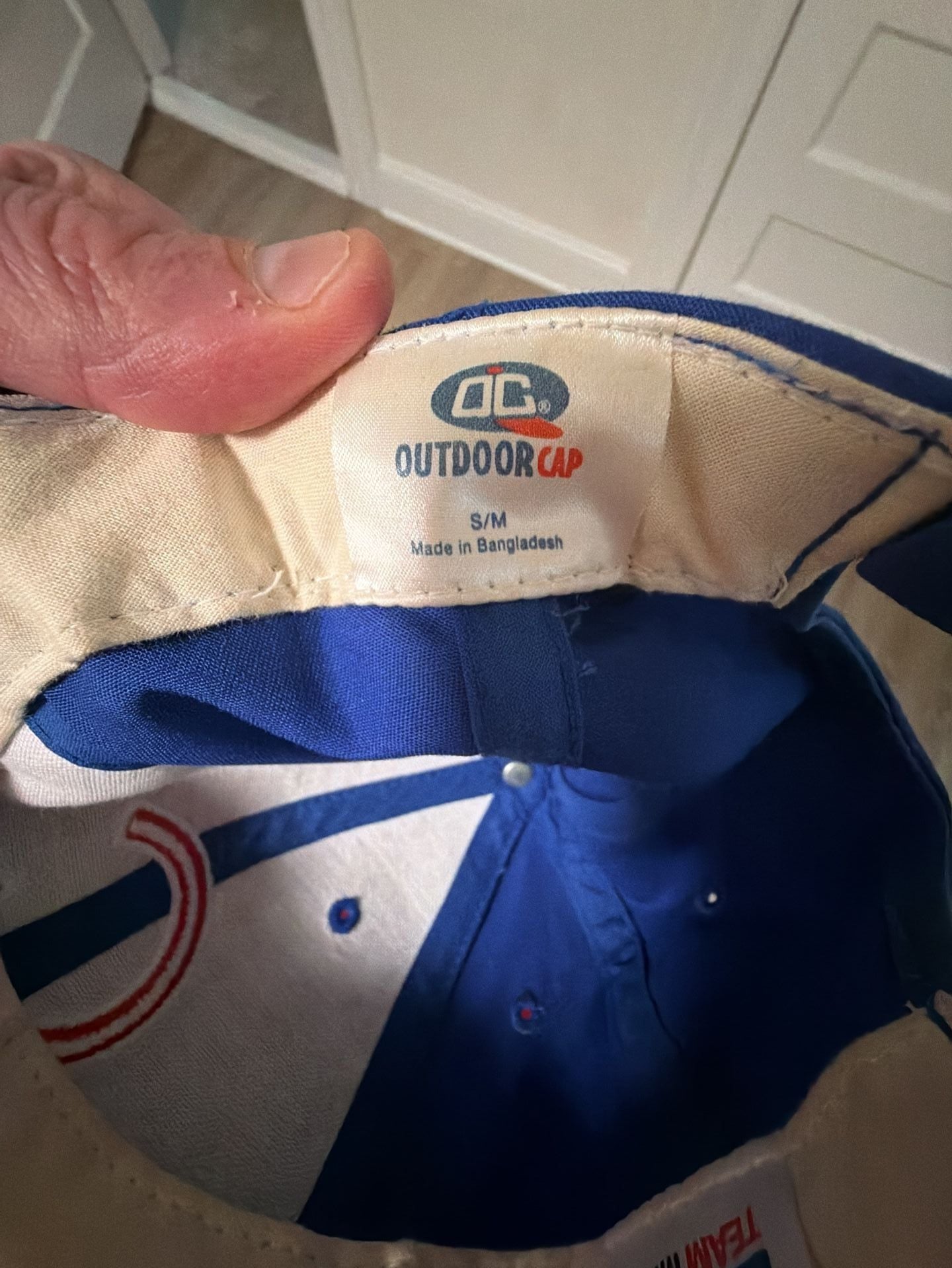 Outdoor Cap Chicago Cubs Baseball Hat Size S/M Blue MLB 4