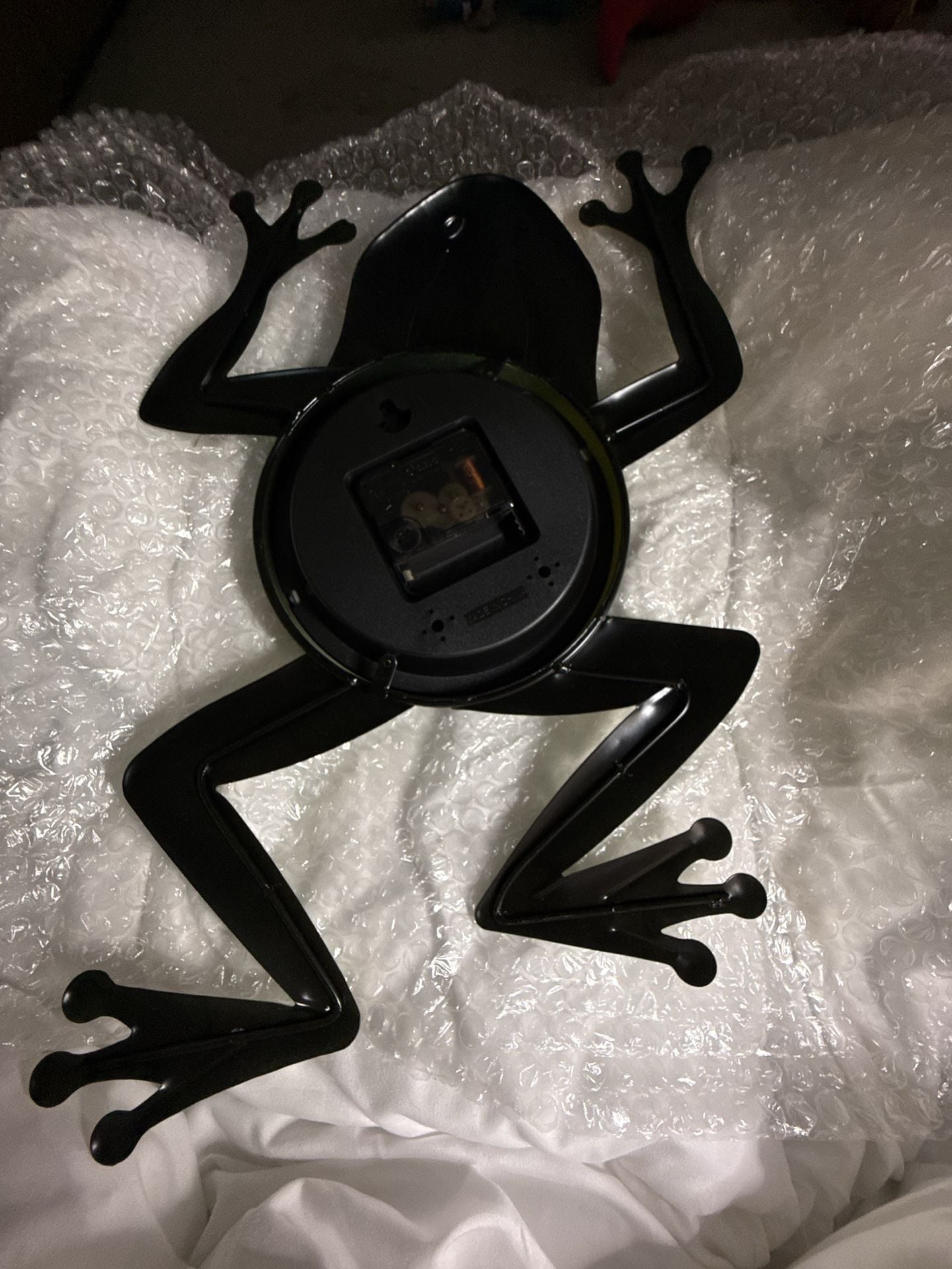 Frog Wall Clock with Thermometer and Hygrometer Outdoor Indoor Decor 5