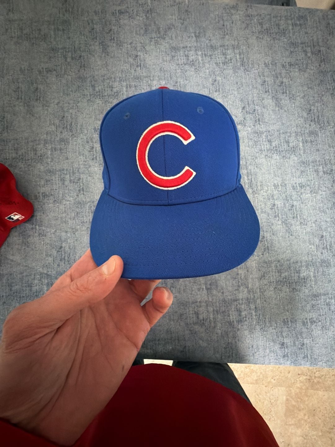 OC Sports Chicago Cubs MLB A-Flex Hat M/L Blue 2